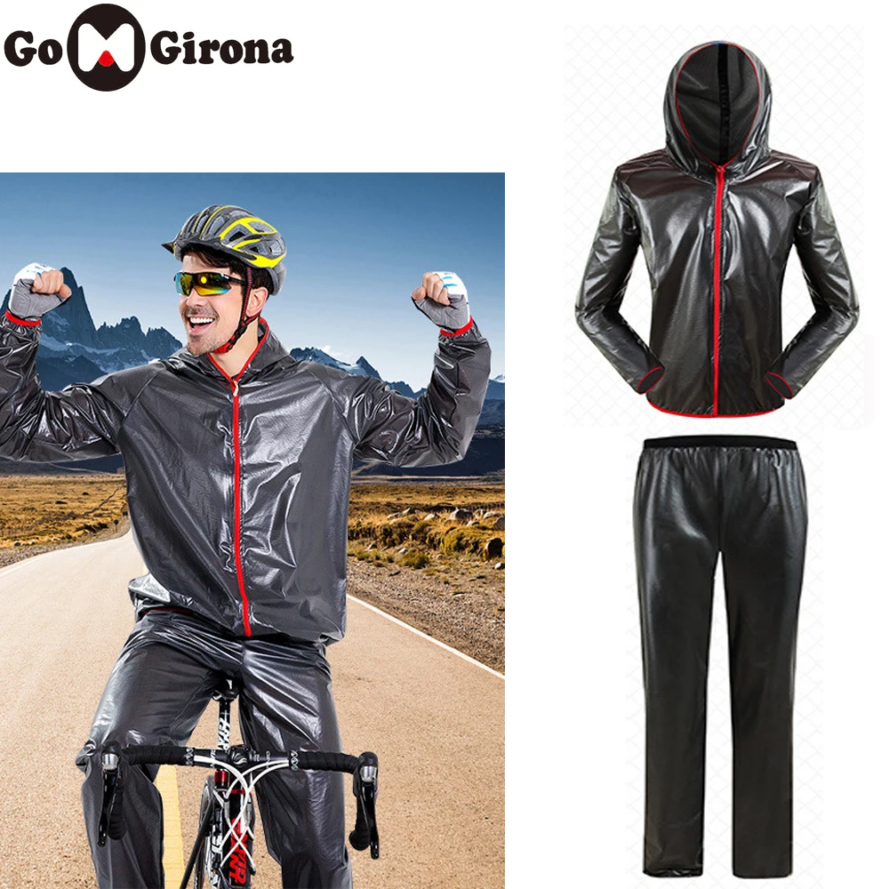 Стильный комплект Джерси для велосипеда с капюшоном плащ велоспорта одежда