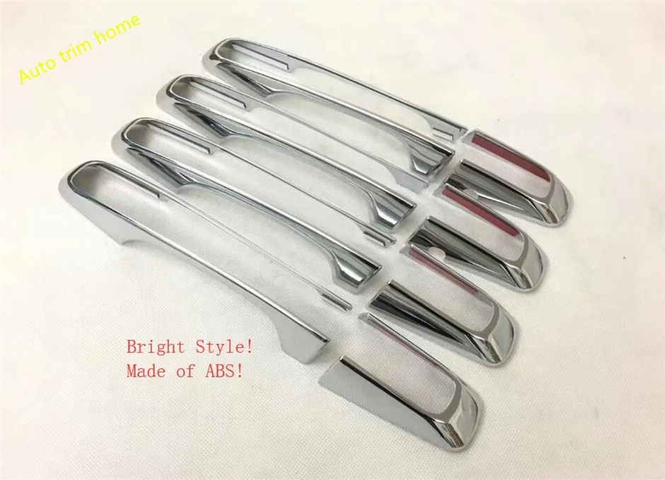 Lapetus Side Door Pull Handle Protection Cap Cover Trim 8 Pcs / 2 Model For Jaguar XF 2016 2017 2018 ABS Auto Accessories | Автомобили и