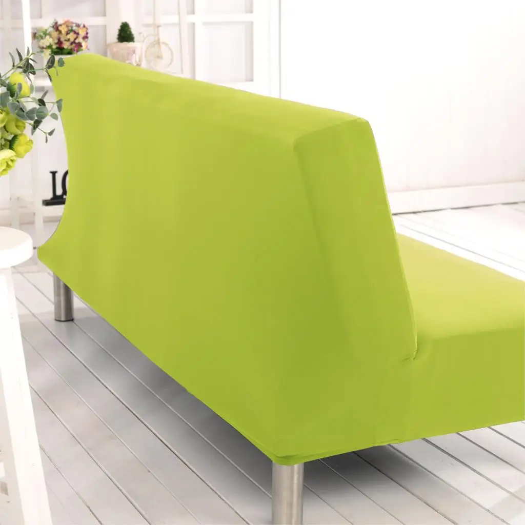 Universal Armless Sofa Bed Cover Folding Modern Seat Slipcovers Stretch Covers Cheap Couch Protector Elastic Futon Spandex | Дом и сад
