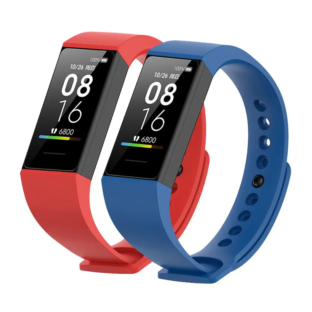 Мягкий ремешок для Redmi Band силиконовый сменный Браслет Xiaomi 4C 2 шт. | Электроника
