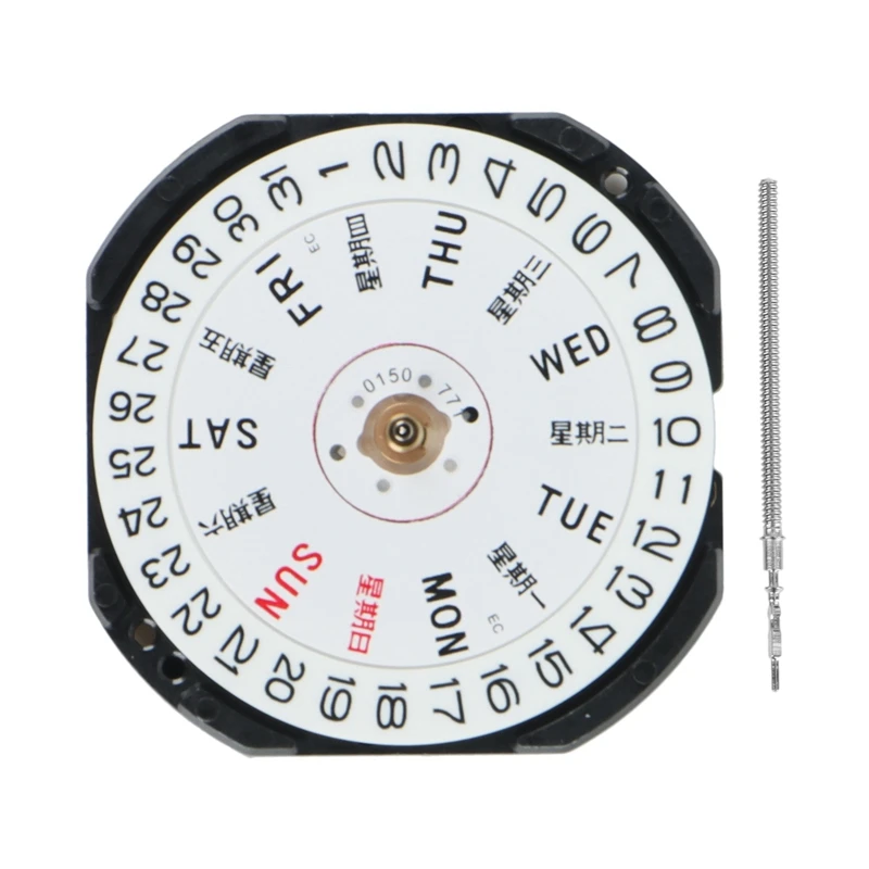 

Watch Accessories VX33E Movement VX33 Three Pin Double Calendar Window Quartz Movement Without Batteries
