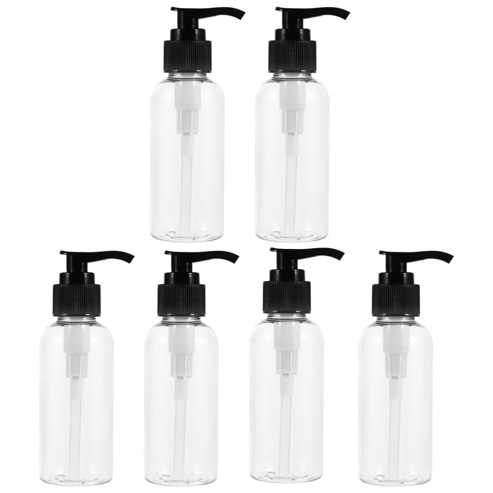 

6pcs 100ml Portable Lotion Containers Travel Bottles Portable Dispenser Bottles