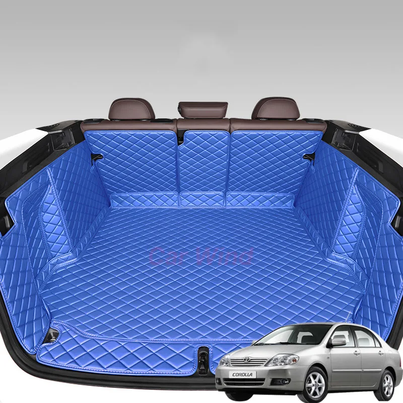 

Кожаные коврики для багажника автомобиля, аксессуары для toyota corolla e150 2007 2008 2009 2010 2011 2012, полноразмерная задняя Подушка 7 шт./компл.