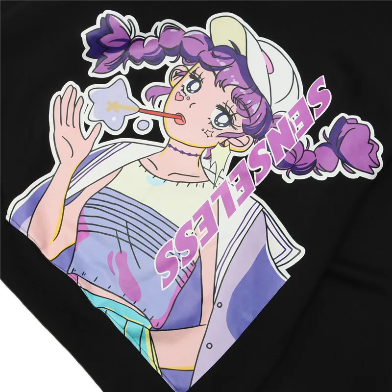

Anime Manga Cute Girl Printed Hoodies Sweatshirts Men Women Japanese Streetwear Hip Hop Harajuku Oversized Fashion Couple Hoodie