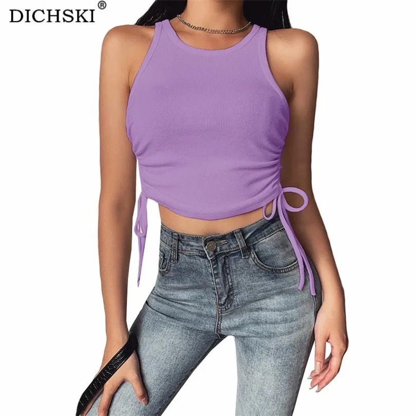 

Кроп-Топ женский Быстросохнущий трикотажный с открытыми плечами и пуш-ап