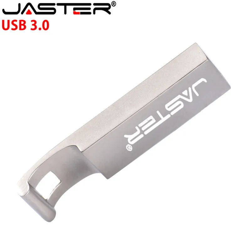 JASTER USB 3,0 Металл 64 ГБ 32 ГБ USB флеш-накопитель 16 ГБ 4 ГБ флеш-накопитель USB флешка Металл реальная емкость(более 10 шт. бесплатный логотип