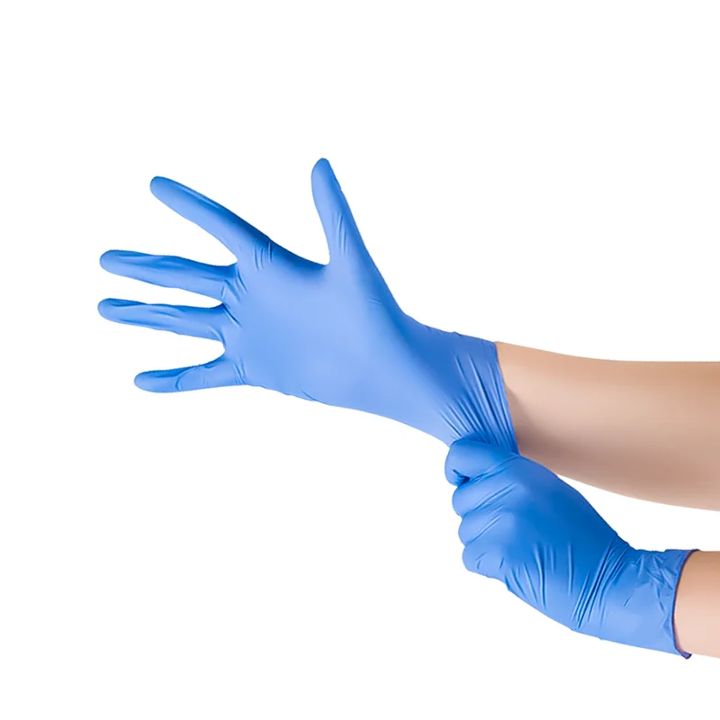 100 шт. одноразовые нитриловые перчатки синий нитрил тонкие домашние плотные