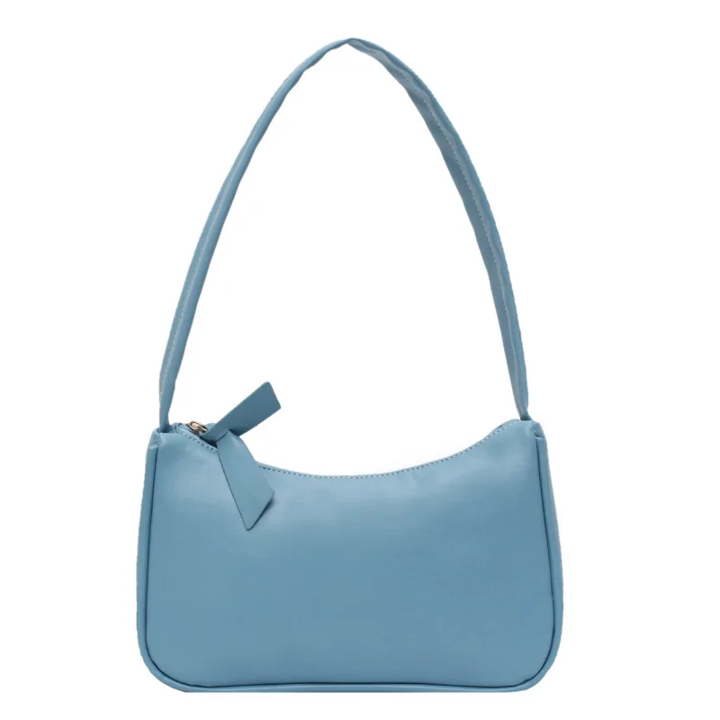 

Women Retro Handbag PU Leather Shoulder Totes Underarm Vintage Handle Bag Female Small Subaxillary Bags Clutch