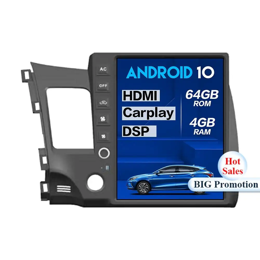 4 64 グラムandroid 10 0 テスラスタイル大画面車のマルチメディアプレーヤーホンダシビック 08 11 車gpsハイファイナビ ヘッドユニット自動ラジオ 4 64 グラムandroid 10 0 テスラスタイル大画面車のマルチメディアプレーヤーホンダシビック 08 11 車gpsハイファイナビ ヘッドユニット自動ラジオ