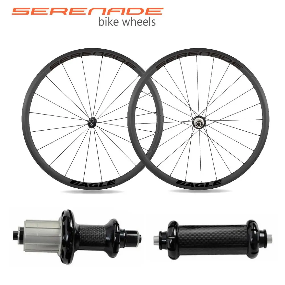 

1250 gr 30mm carbon road bicycle wheelset Power way R36 hubs 700c x 28mm tubeless ready