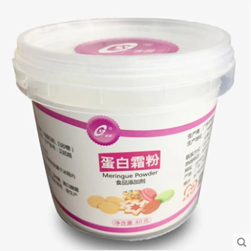 80 г мерингуэ порошок яичный белый Макарон пончик выпечки бисквит Фондант глазурь
