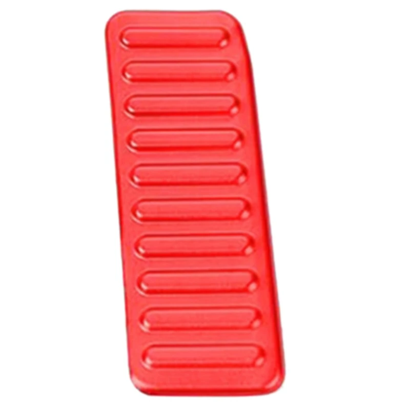 Автомобильная красная мертвая педаль из сплава левая БОКОВАЯ подставка для ног