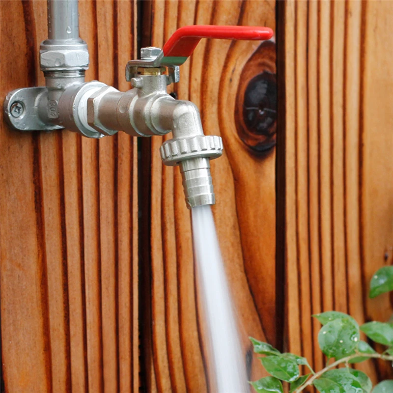 High Qaulity Outdoor Decorative Garden Faucet Red Antique Brass Tap For Washing Mop Garden Watering Faucet