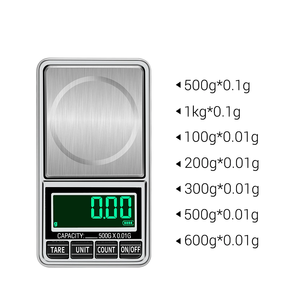 DH-938C Portable Balance Electronic Scales 100-1000g Mini Precision Digital for Gold Bijoux Sterling Silver Jewelry Scale | Инструменты