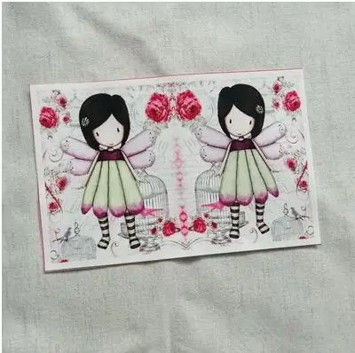 H114-4 13x20.5cm ZENGIA девушки хлопок холст ткань для DIY шитье лоскутное Декор ткань для кошелька/сумки/подушки ручная окрашенная ткань - Цвет: H114-4 13x20.5cm