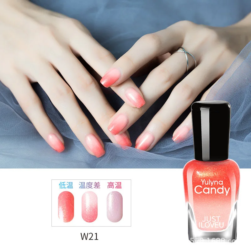 

Oily Gradient Fast Dry Color Change Oily Temperature Change Nail Polish Do Not Peel Nail Polish