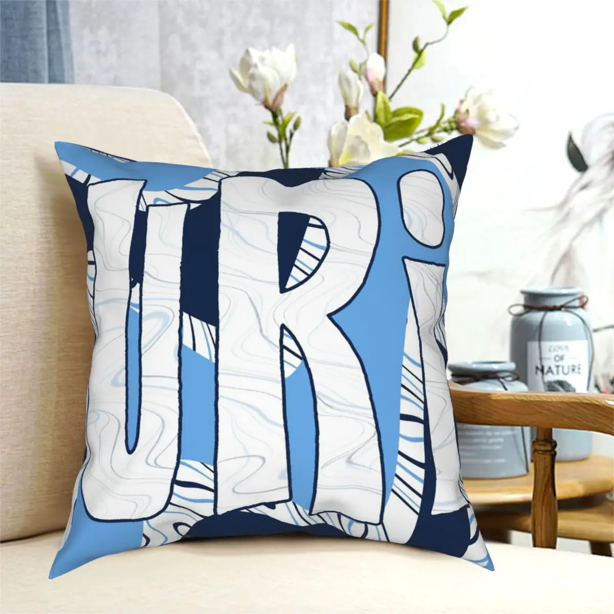 

Наволочка для подушки с узором «свежие волны», 45 х45 см