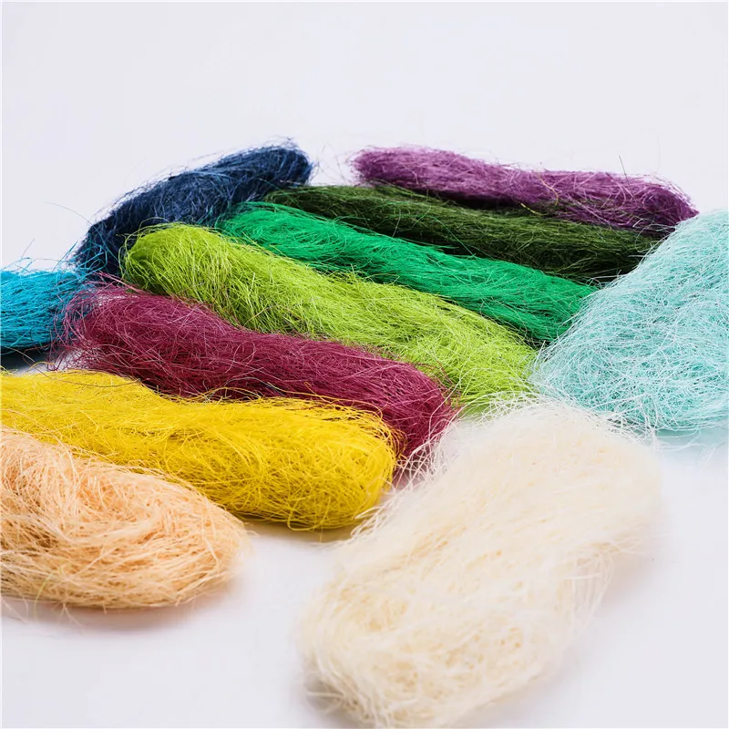 10 г в упаковке сделай сам измельченные конфетти из натурального льна и рафии