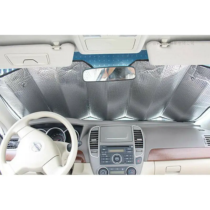 

Car Front Windshield Frost Sun Visor Shade Dust Protector Prevent Snow Ice Cover Universal Sunshades Car Exterior Accessories