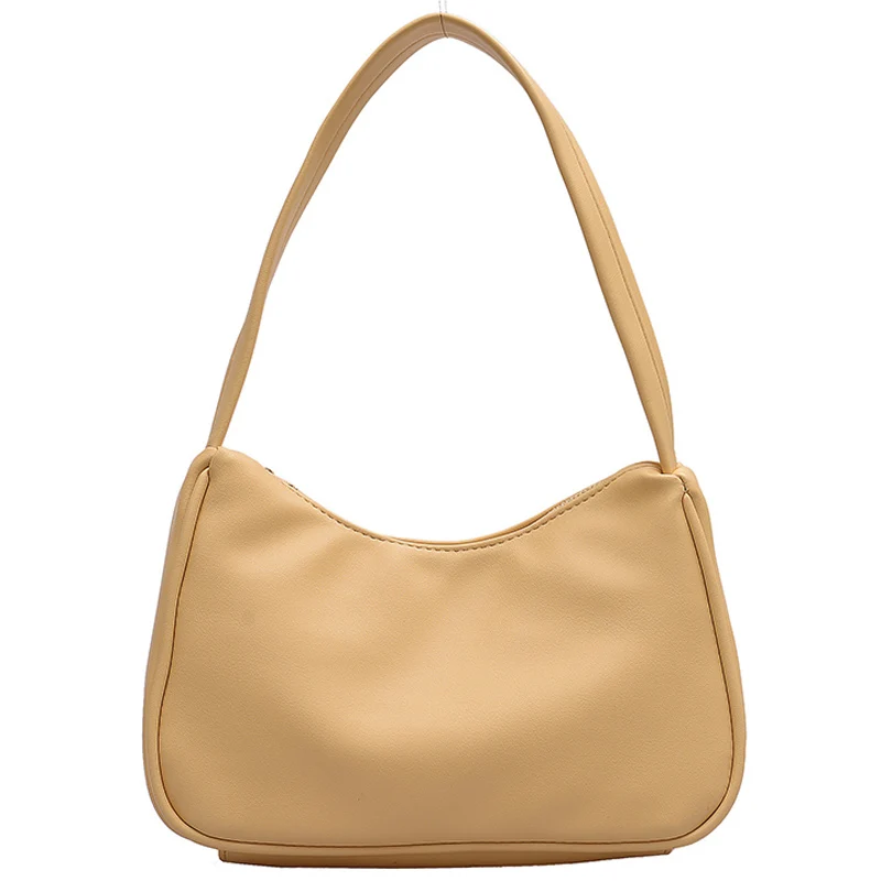 

Small PU Leather Armpit Bag for Women 2020 Elegant Handbags and Purses Female Travel Totes Lady Fashion Luxury Tote Bags