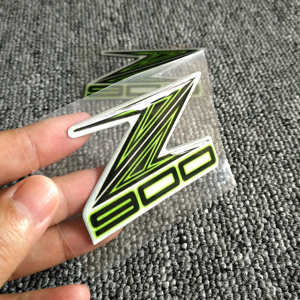Z 800 900 1000 наклейка на мотоцикл s Форма 3D танк Pad Эмблема Для Kawasaki Z800 Z900 Z1000 ABS логотип наклейки колодки