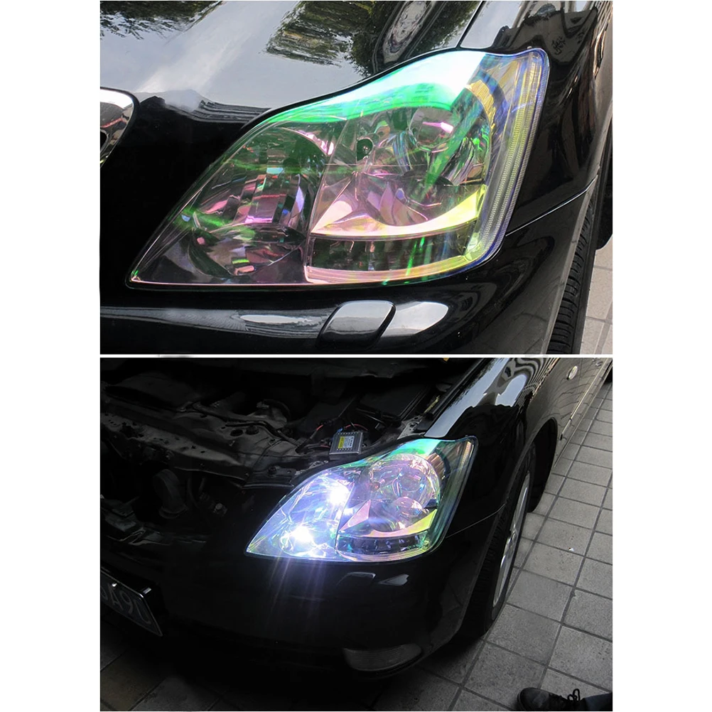 Лист виниловой пленки 30*300 см наклейка хамелеоновая Тонировочная виниловая