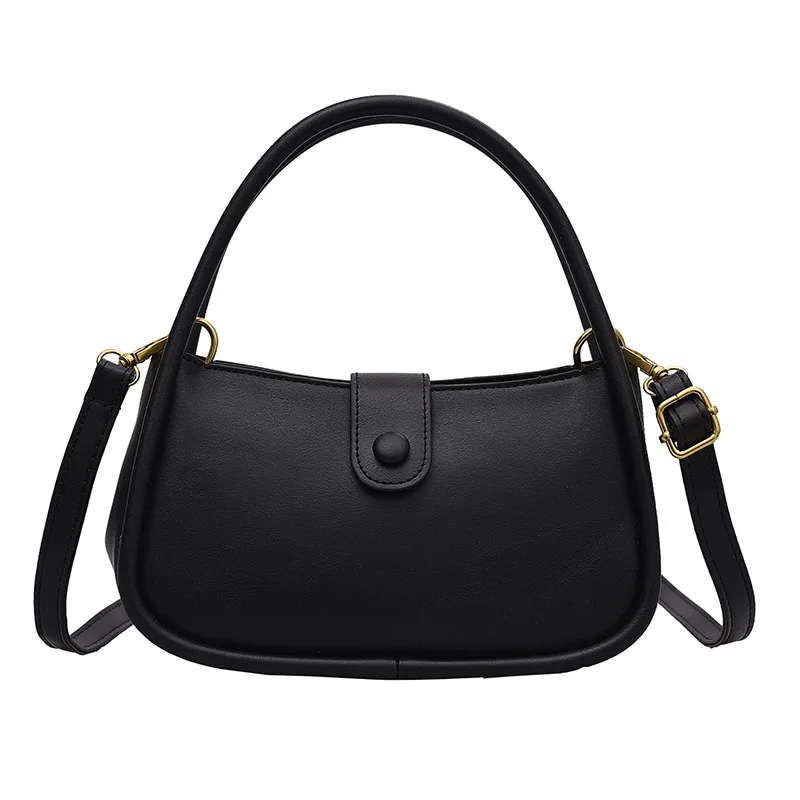 

Small Simple Solid Color Crossbody Messenger Bag for Women 2021 Luxury Brand PU Leather Designer Shoulder Handbags Ladies Totes