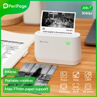 peripage portable thermal bluetooth printer a9s 304dpi thermal picture photo invoice mini printer for android ios mobile phone