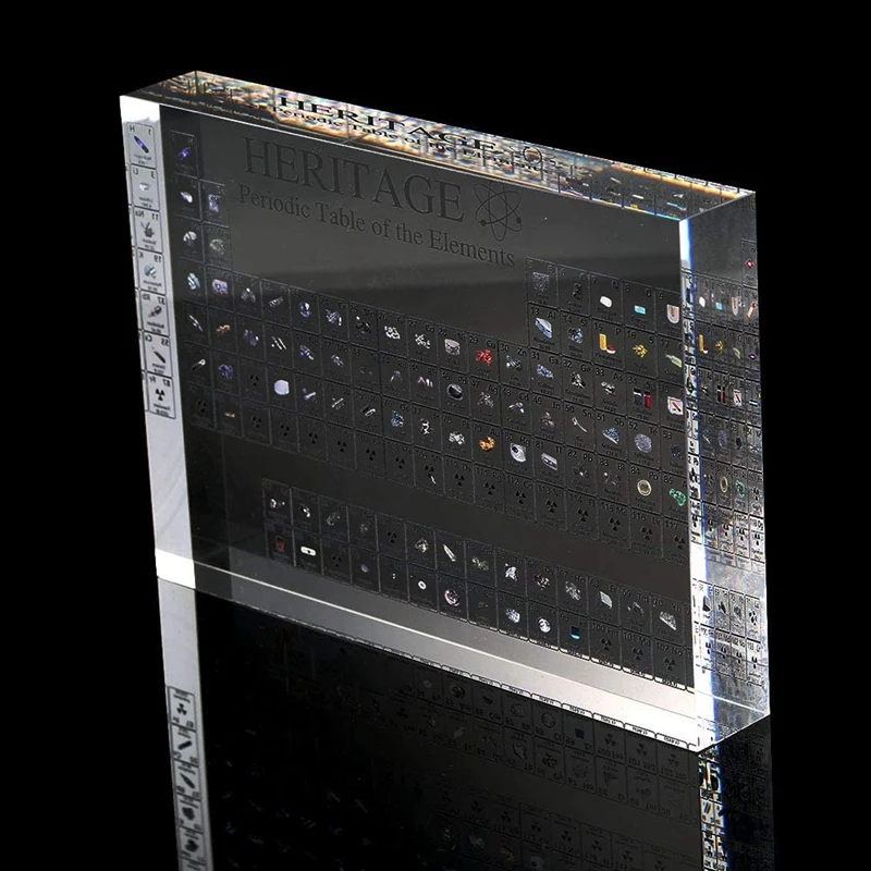 

2PCS Periodic Table Display with s Acrylic Periodic Table of s for Students Teacher Gifts Crafts Decor