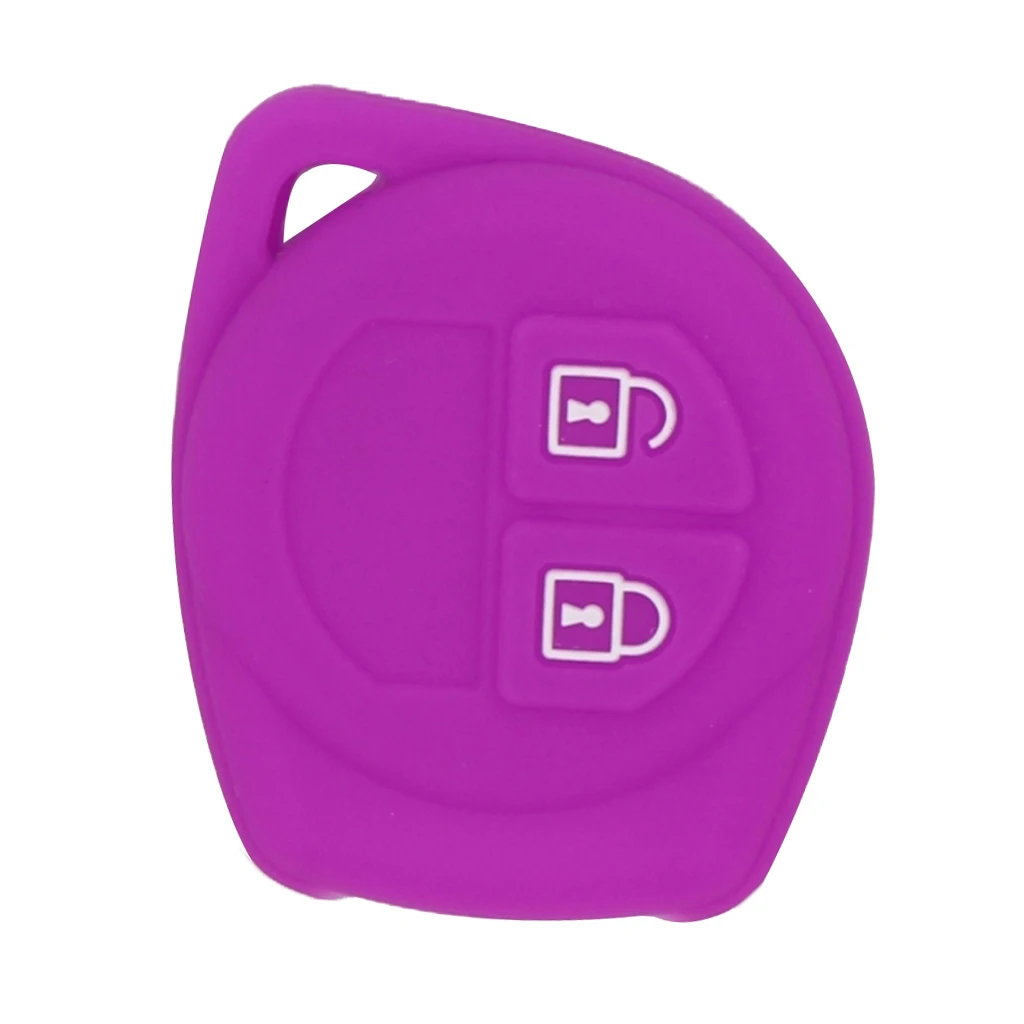 Silicone Protective Key Fob Case Cover Keyless Jacket Protector Holder Purple | Автомобили и мотоциклы