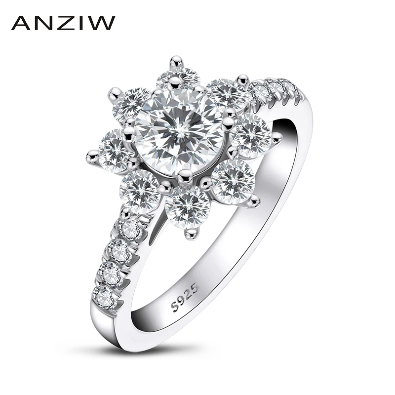 Кольцо женское из серебра 0 8 пробы с круглым вырезом 925 карат|anniversary gift|ring sterling925