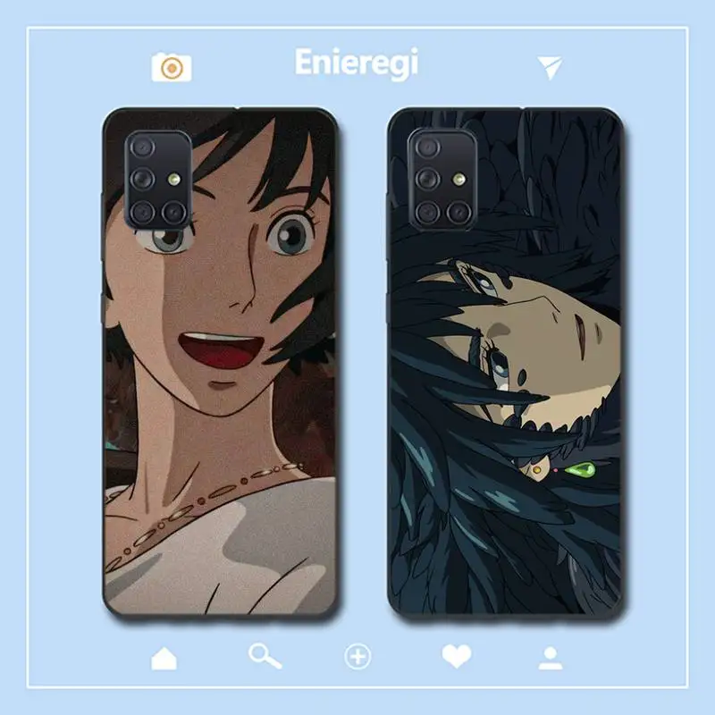 

RuiCaiCa Anime Howl's Howls Moving Castle Phone Case for Samsung A30s 51 71 10 70 20 40 20s 31 10s A7 A8 2018