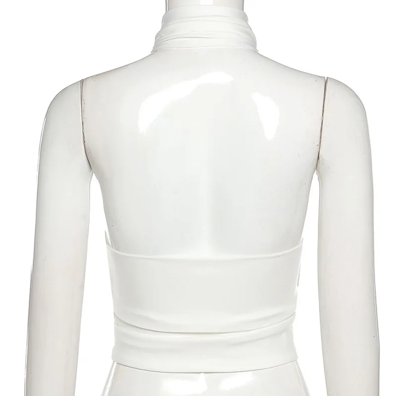 

Cross Bandage Halter Summer Tank Top Women Sleeveless Off Shoulder Corset Tops Sexy Basic Streetwear Vest Tee Female
