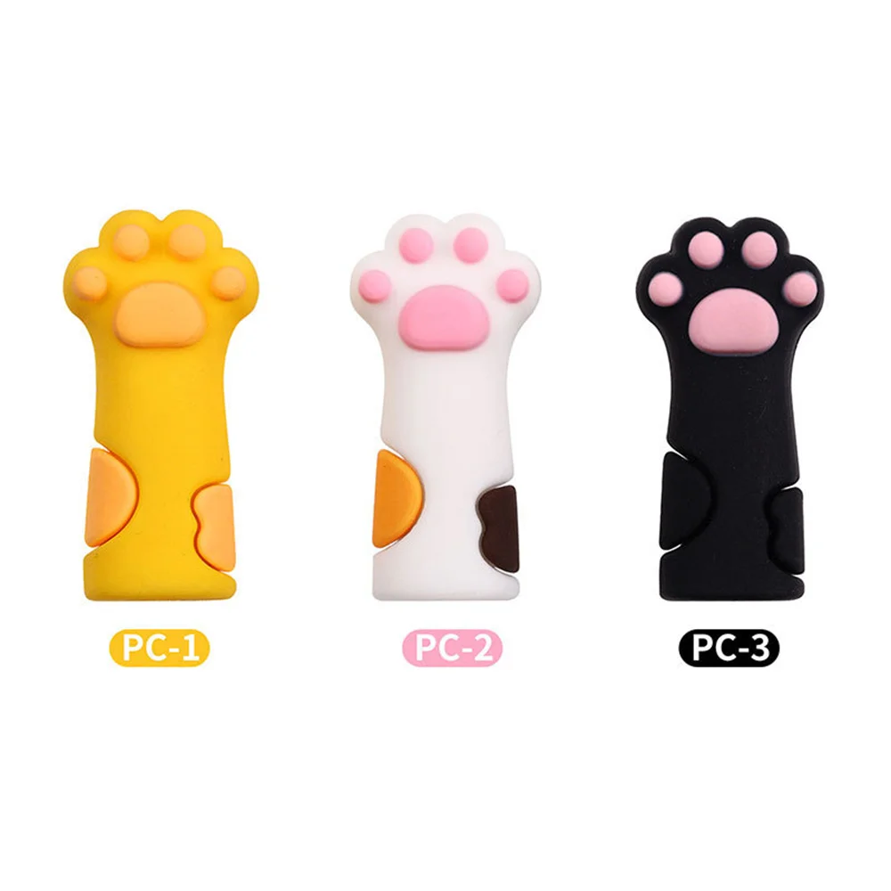1x Nipper Cover Protective Sleeve For Nail Cuticle Scissors Manicure Pedicure Tools Dead Skin Tweezers Cap Cat Paw | Красота и