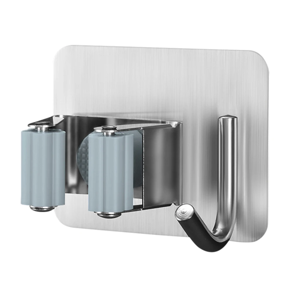 Многофункциональный держатель для метлы из нержавеющей стали тяжелый