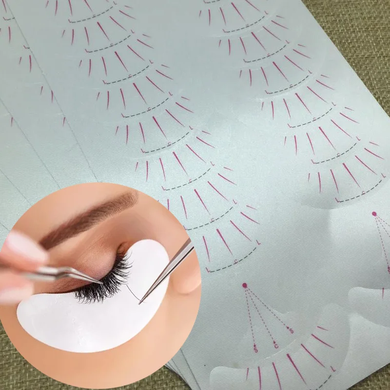 110 шт. накладки для наращивания ресниц шелковые накладные ресницы подушечки под