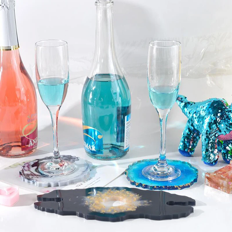 1 шт нерегулярные красное вино стеллаж для выставки товаров силиконовые формы