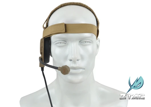 Z-TAC Unilateral headphones Z029 Military Bowman Evo III Headset Hunting Walkie Talkie Headset