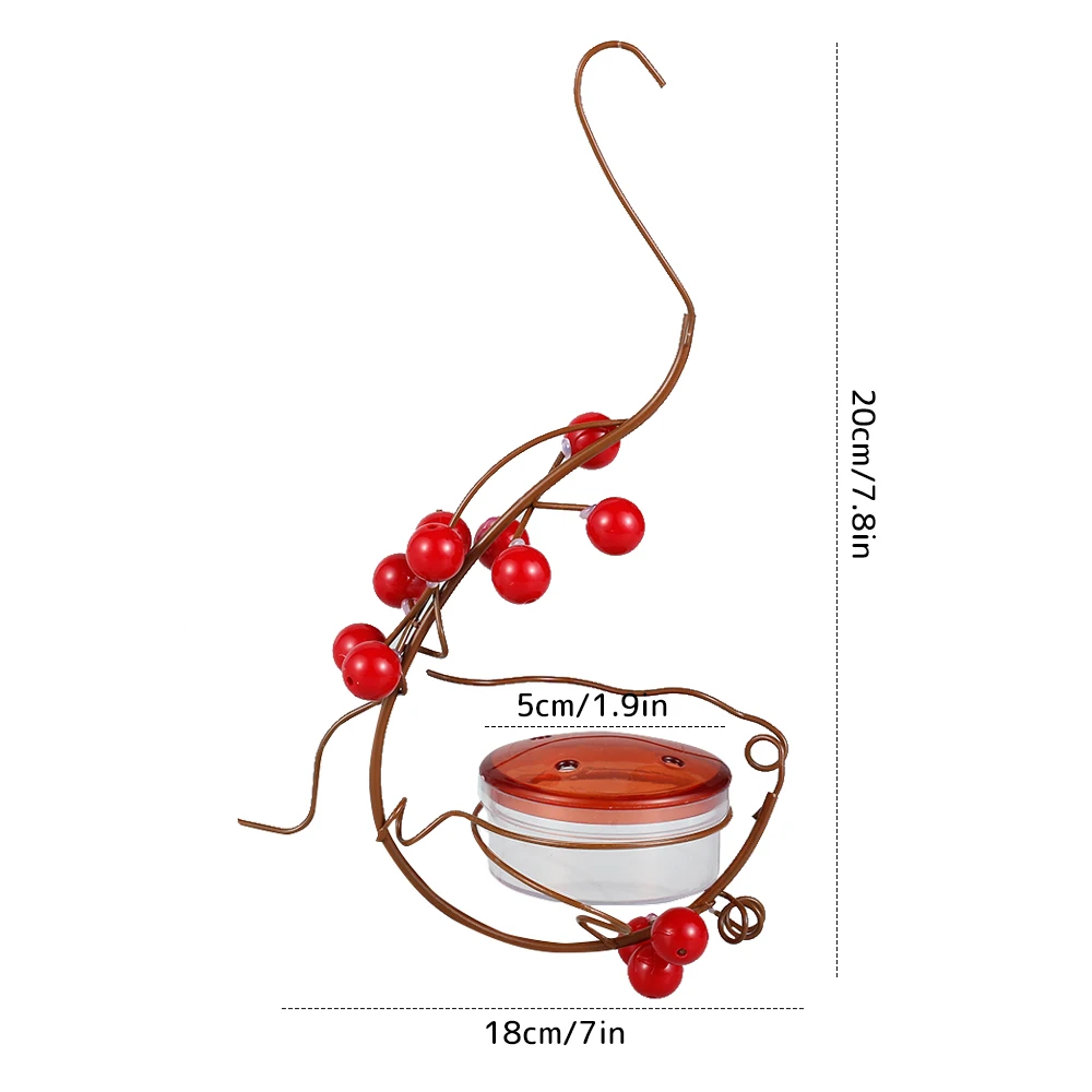 

Hummingbird Feeder Bird Water Drinker Feeder Bird Bottle Drinking Cup Bowls Waterer with 8 Ports Pet Bird Supplies Dispenser