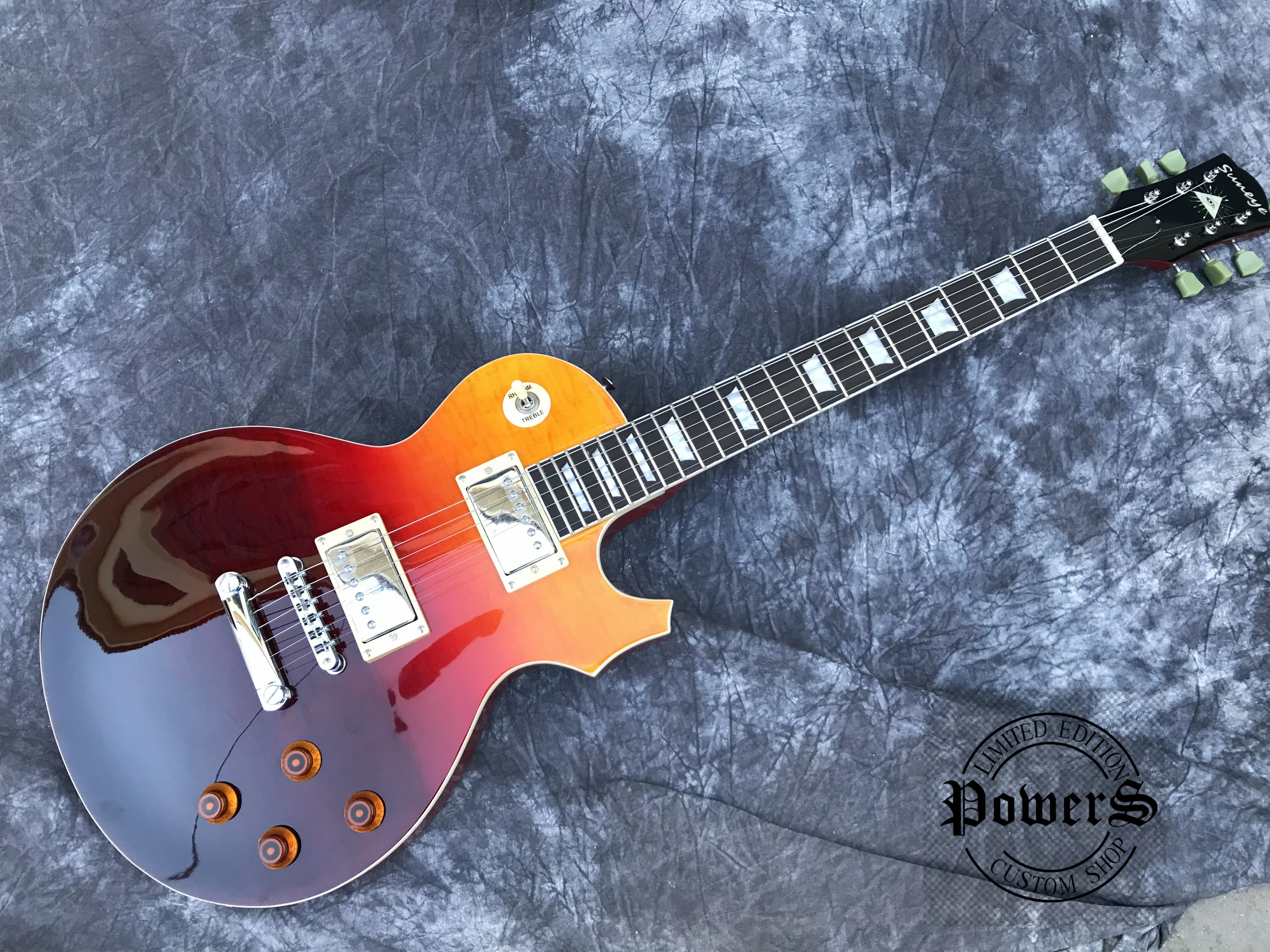 Китайский OEM powers custom shop Электрогитара sun eye Высококачественная гитара с