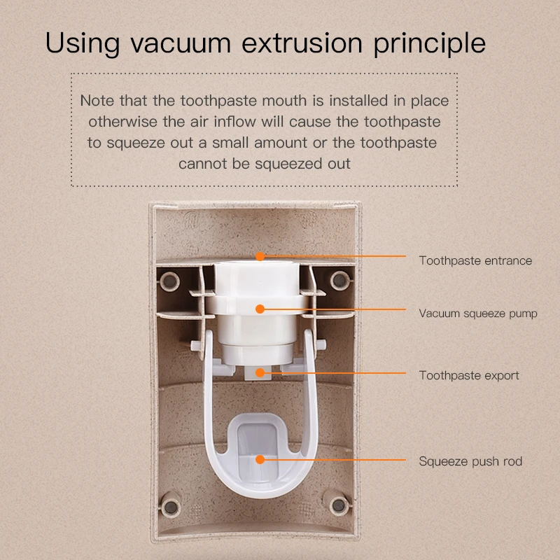 Автоматический диспенсер для зубной пасты ванной аксессуары комплект дозатор
