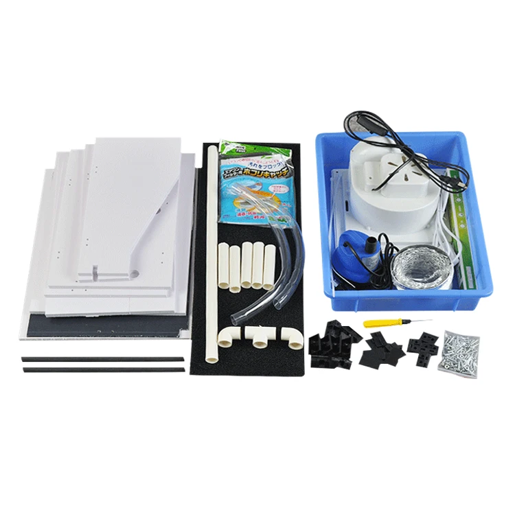 

Airbrush Spray Booth With Circulating Waterfall Airbrush Lighted Portable Hobby Airbrush Spray Booth With LED Lighting For Art
