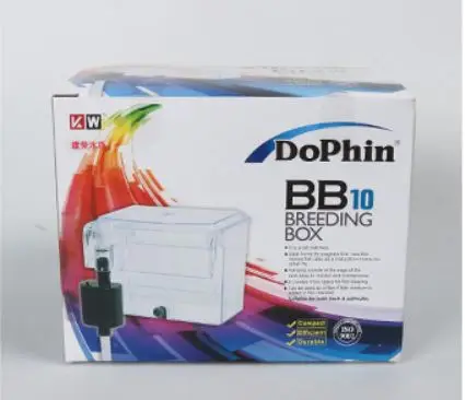 DOPHIN пневматический аквариум маленькая разделительная коробка для рыб BB10 BB11 коробка для разведения рыб домашний бак - Цвет: BB10