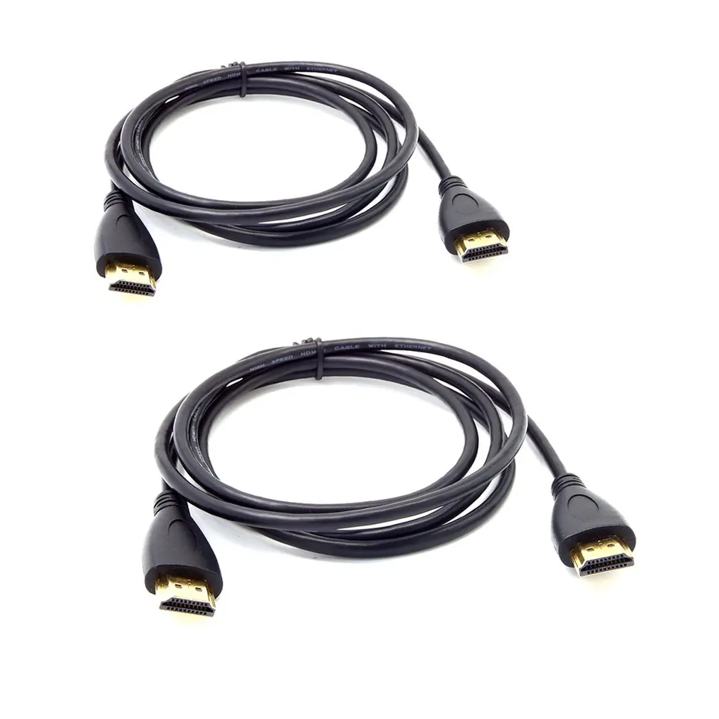 Высокое качество 2x Премиум HDMI кабель 6 футов для BLURAY 3D DVD PS3 HDTV XBOX LCD HD TV 1080P|Кабели