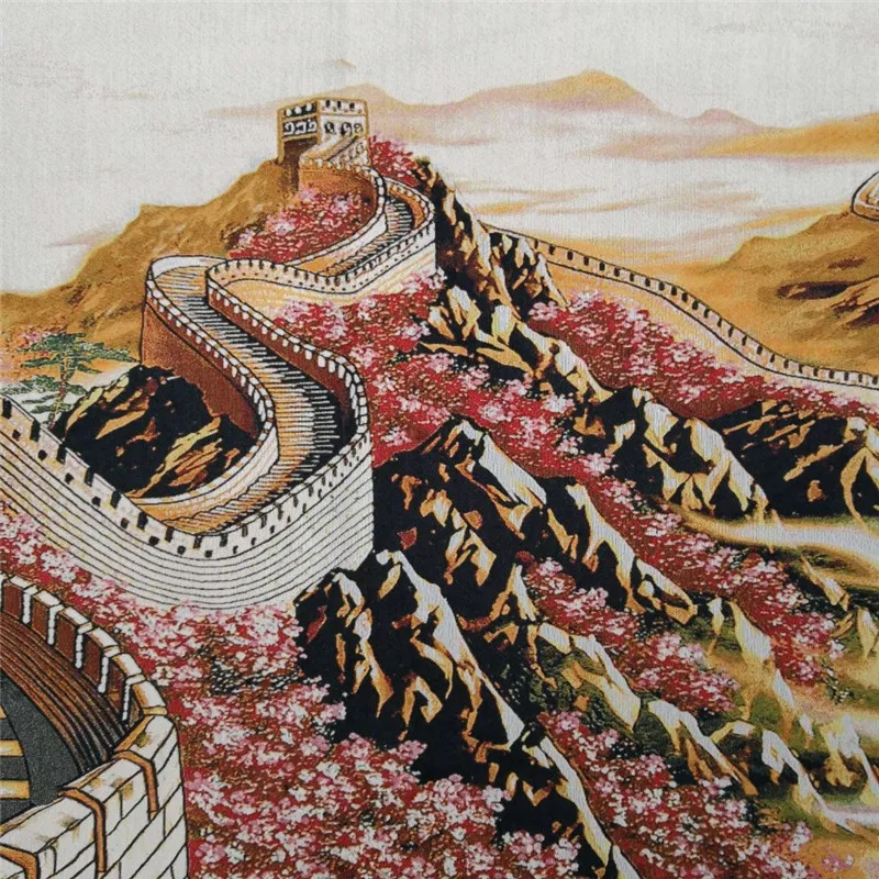 Китайская старинная шелковая картина Thangka с вышивкой | Дом и сад