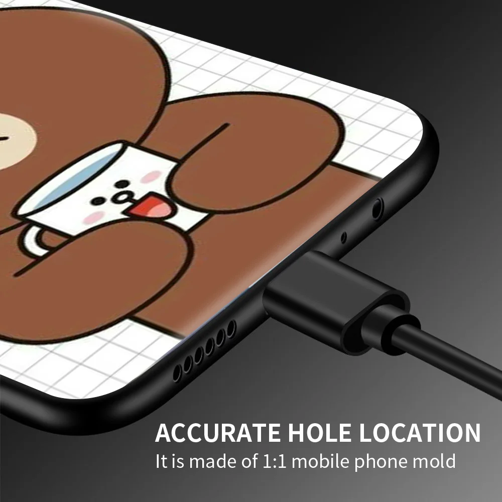 

Fashion Brand Bear Silicone Soft TPU Coque for Samsung Galaxy A50 A70 A40 Luxury Phone Case A10 A10S A20 A20E A30S Cover