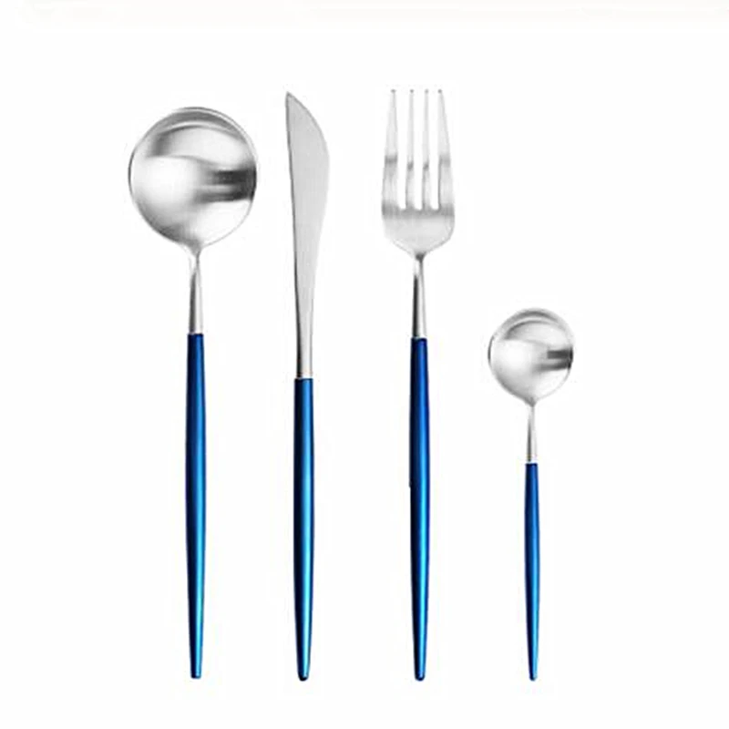 Столовые приборы из нержавеющей стали набор столовых приборов в западном стиле
