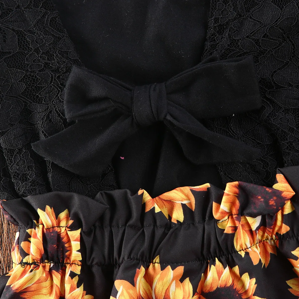 

Summer Newborn Toddler Infant Kids Baby Girl Clothes Romper Jumpsuit Bodysuit Sunflower Outfits