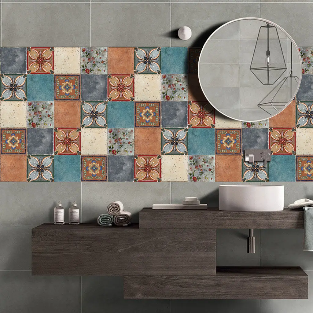 

Wallpaper self-adhesive kitchen oil-proof film bathroom dormitory bedroom ins wall sticker balcony surface waterproof tile