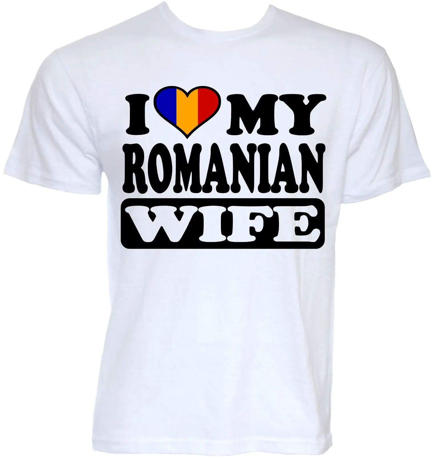 Мужская забавная крутая Новинка футболки с флагом румынской жены флага Шуточный